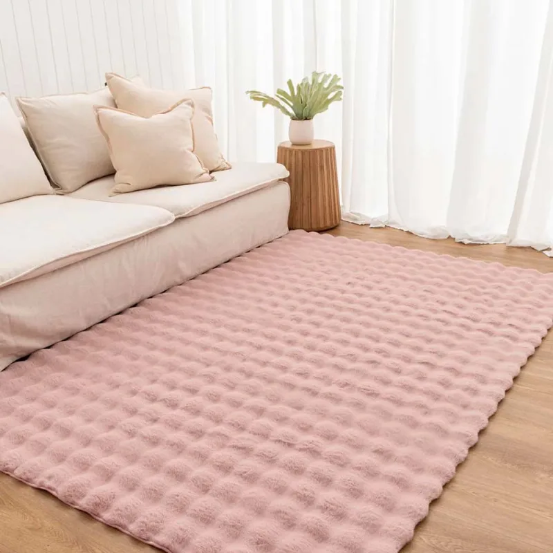 Tapete Pele Bubble 0,60x 1,80 Rose