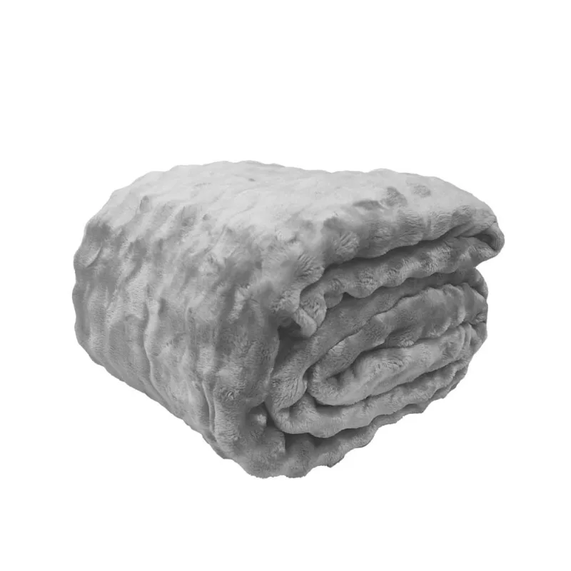 Cobertor Bubble 2,40x 2,60 Prata/unico