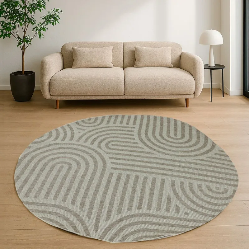 Tapete Sisal Icarai 2,00 Redondo Des 008/unico