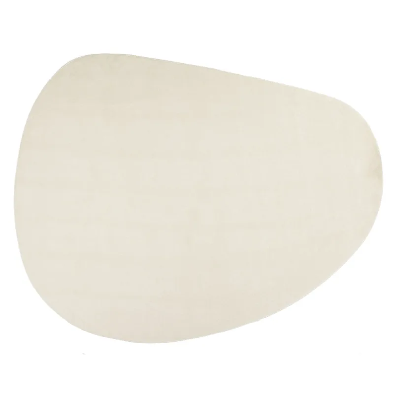 Tapete Sao Francisco Liso Organico 1,50 X 2,50 Marfim Formato I