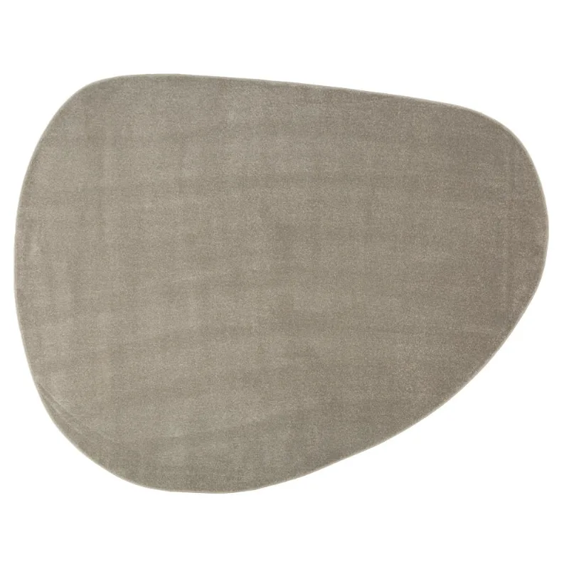 Tapete Sao Francisco Liso Organico 1,50 X 2,50 Prata Formato I