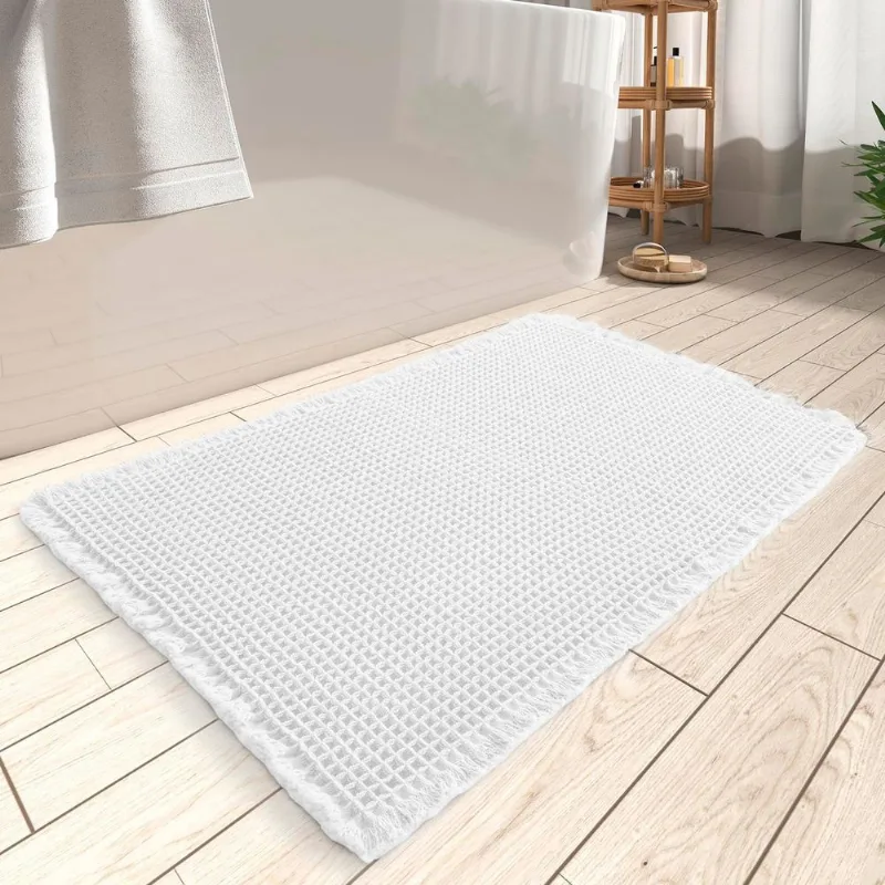 Tapete Banheiro Waffle 0,60 X 0,90 Branco