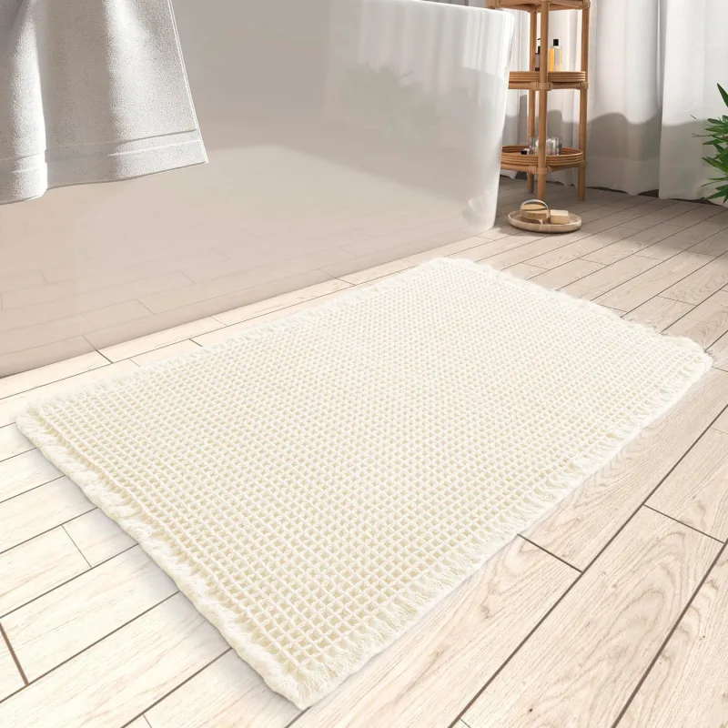 Tapete Banheiro Waffle 0,60 X 0,90 - Niazitex - Tapetes