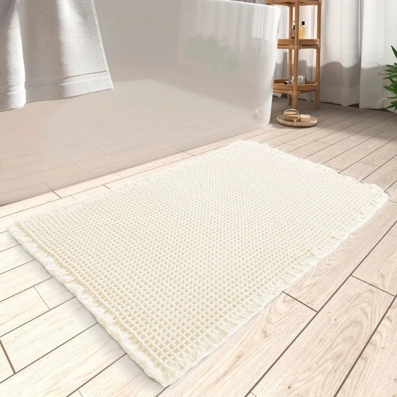 Tapete Banheiro Waffle 0,40 X 0,60 Marfim