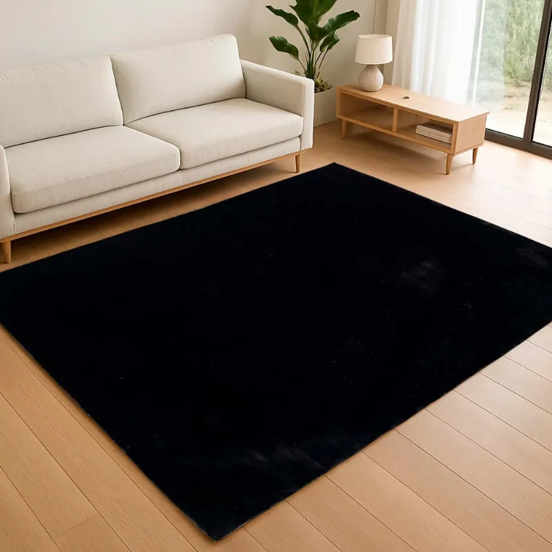 Tapete Pele Albany Pratik 0,60 X 1,80 Preto