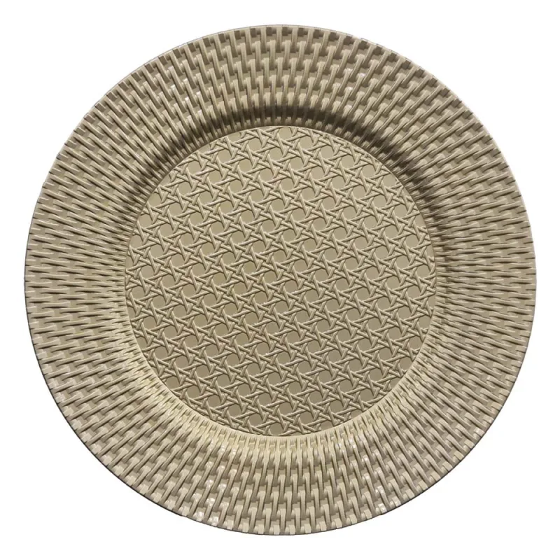 Sousplat Rattan 33cm - Niazitex