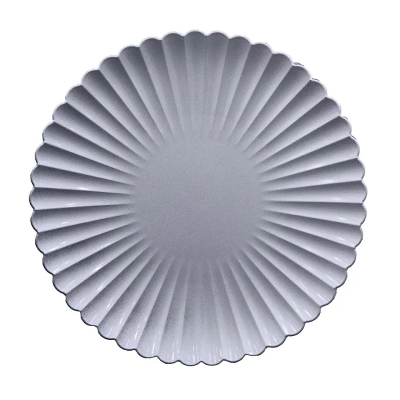 Sousplat Ondulatto 33cm Prata