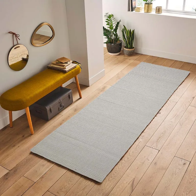 Tapete Kilim Illusion 0,60x 1,80 Bege Claro
