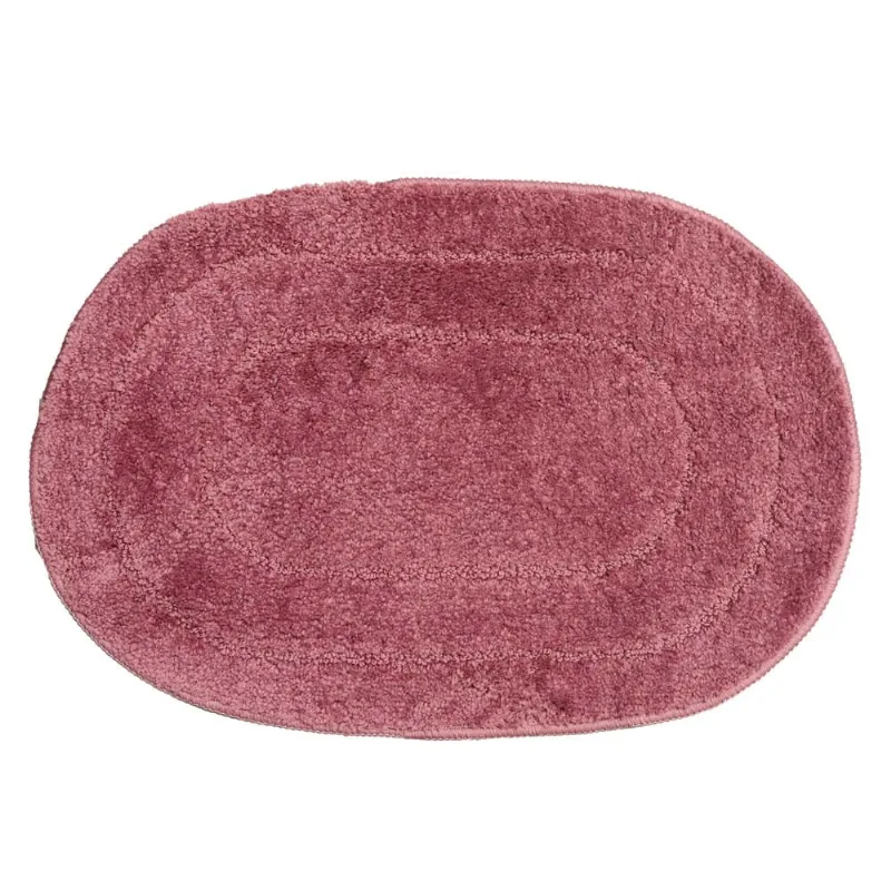Tapete Microsoft Interlagos Oval 0,40 X 0,60 Rosa