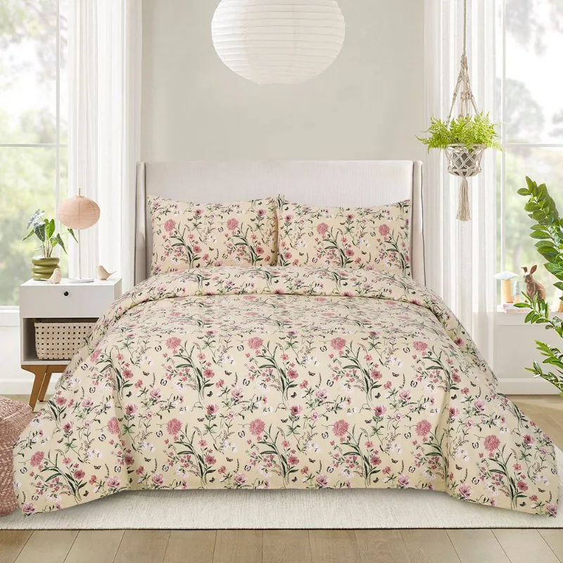 Jogo de Cama 300 Fios Micropercal Estampado Casal Des 003