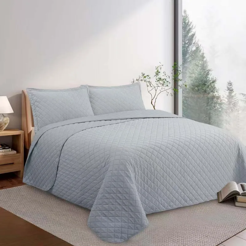 Colcha Ultrassonica Melange 2,80 X 2,60 King Prata