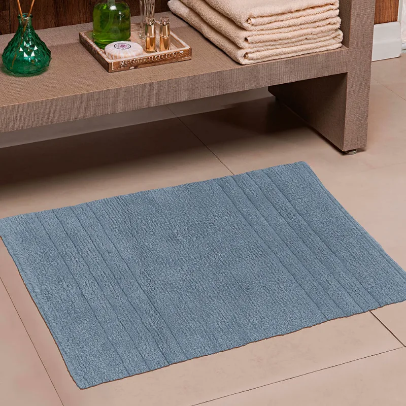 Tapete Pune 0,45 X 0,75 Unico Azul