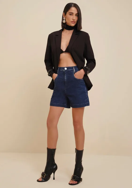 Bermuda Morena Rosa Regular Hypercurve Jeans - Morena Rosa - Outlet