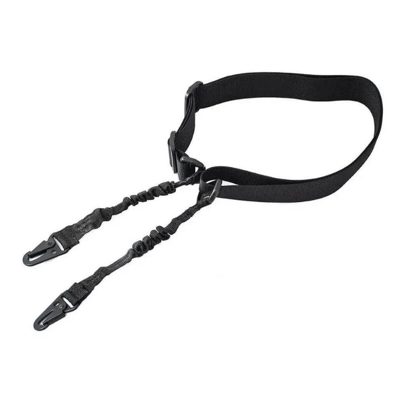 3x Bandoleira Tática 1 Ou 2 Pontos 1,3m Nylon Clip Avb Sg-05