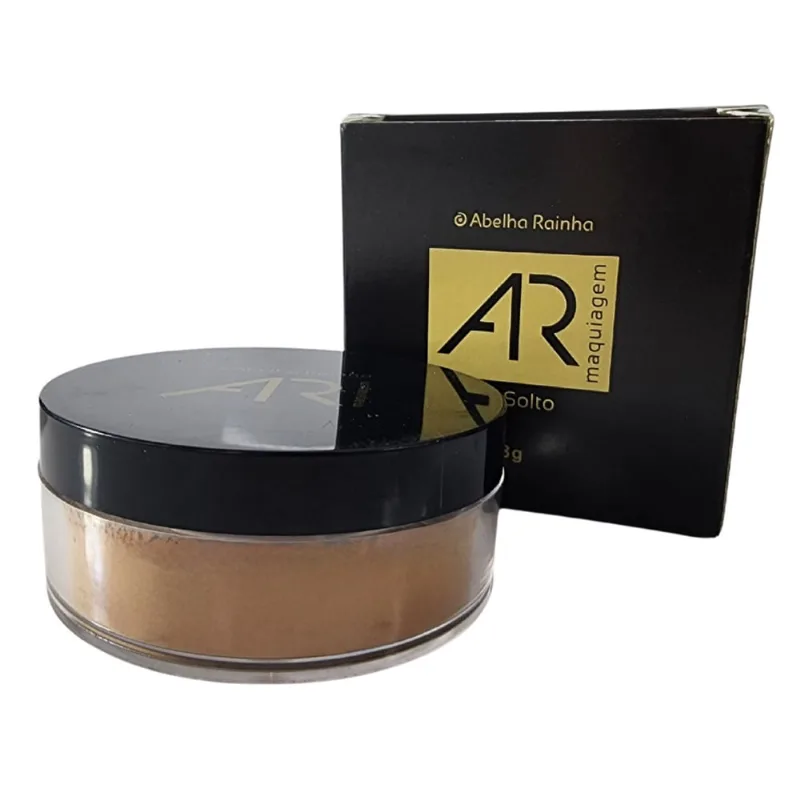 Pó Facial Solto Porcelana 06 ar Maquiagem Abelha Rainha 8g - Abelha Rainha