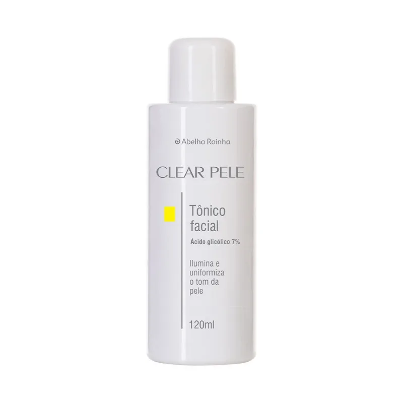Clear Pele - Tonico Facial Com Acido Glycolico 120ml 3165