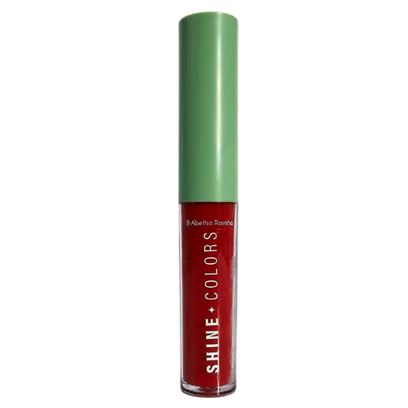 Batom Vinil Laranja Pompom Shine Colors Abelha Rainha 3,5g - Abelha Rainha