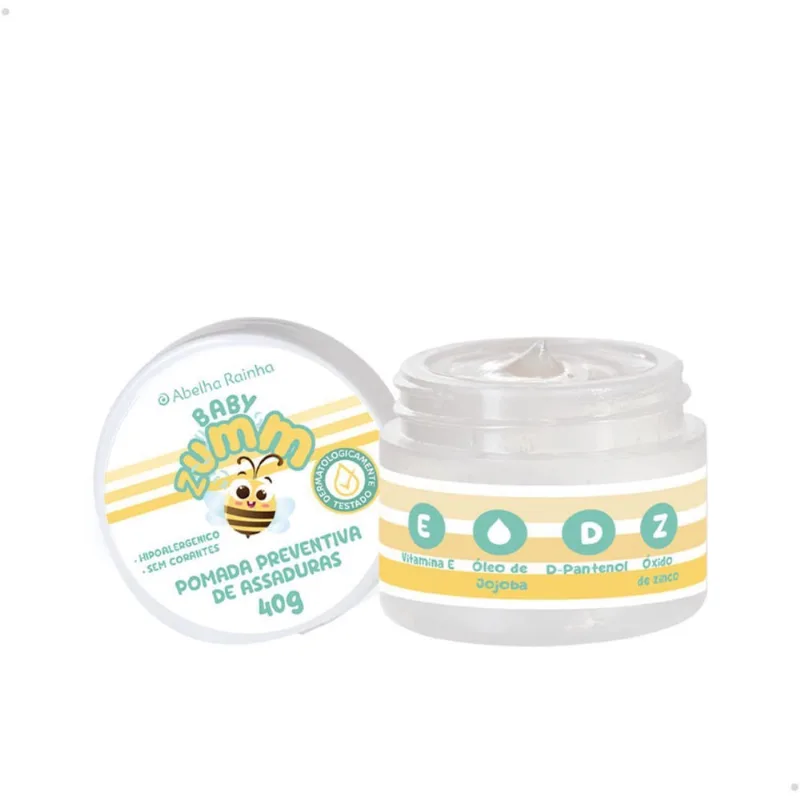 Pomada Preventiva Assaduras Baby Zuum 40G Abelha Rainha Ref - Abelha Rainha