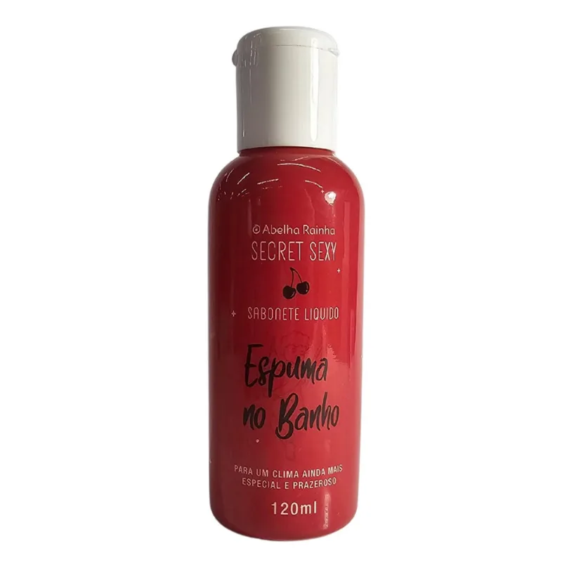 Sabonete Liquido Espuma No Banho Secret Sexy Abelha Rainha 120ml - Abelha Rainha