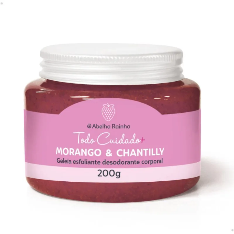 Geleia Esfoliante Corporal Morango E Chantilly 200G Todo