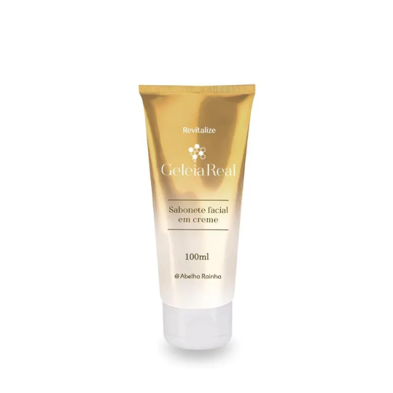Revitalize Sabonete Facial Em Creme Geleia Real - 100Ml