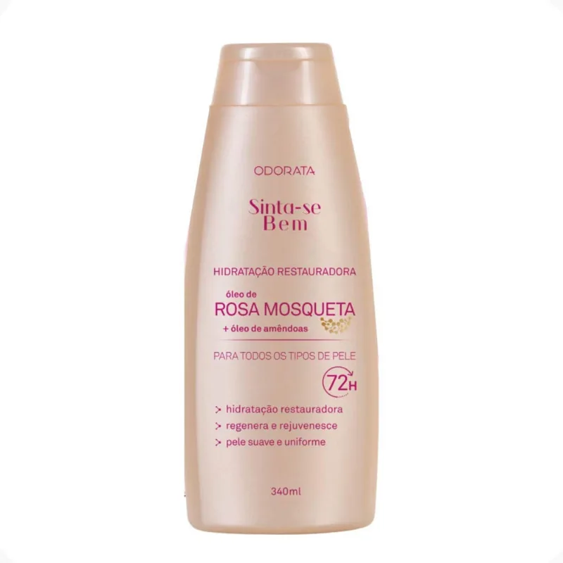 Hidratante Corporal Hidratação Restauradora Óleo Rosa