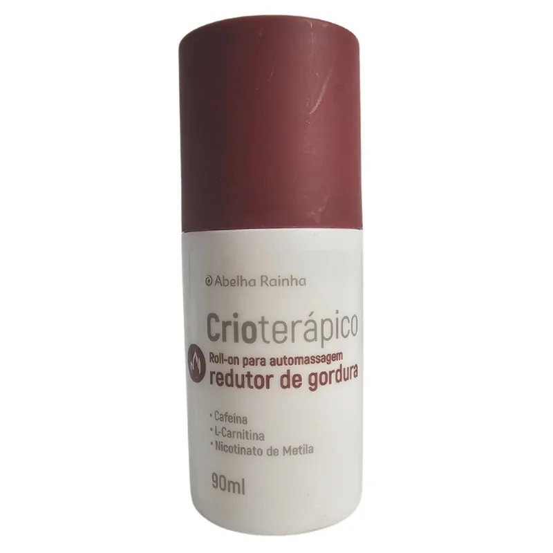 Roll-on Para Automassagem Redutor de Gordura Crioterápico Abelha Rainha 90ml - Abelha Rainha