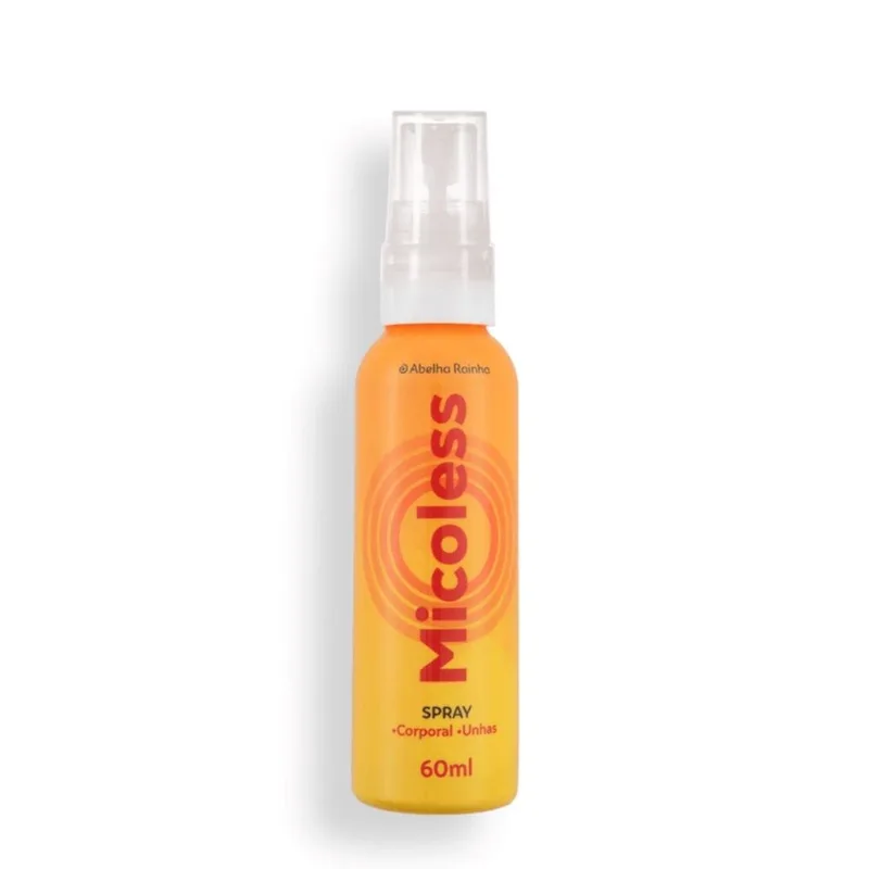 Spray Corporal E Unhas Micoless 60 ml Abelha Rainha (2891) - Abelha Rainha