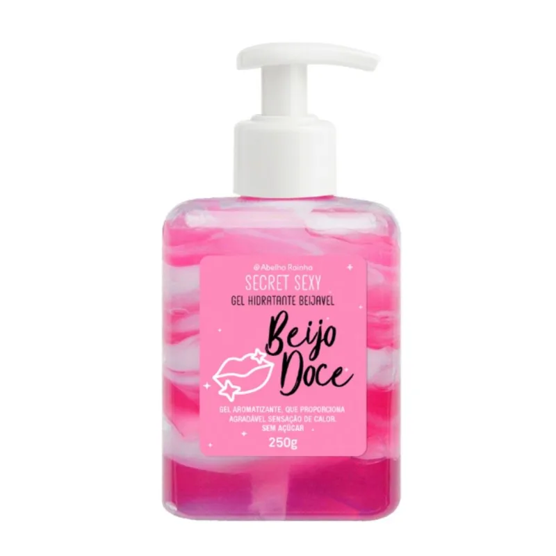 Gel Hidratante Beijável Beijo Doce Secret Sexy 200ml (2918)