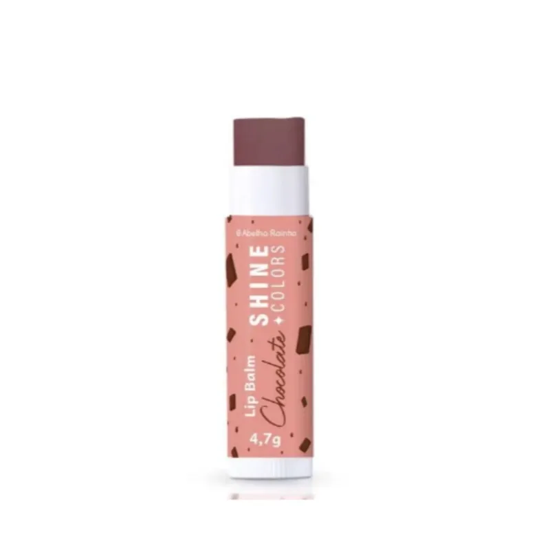 Lip Balm Hidratante Shine Colors Chocolate FPS15 4,7g (4998)