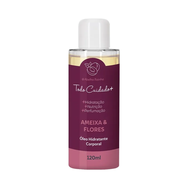 Óleo Corporal Ameixa E Flores Todo Cuidado 120Ml (3845) - Abelha Rainha