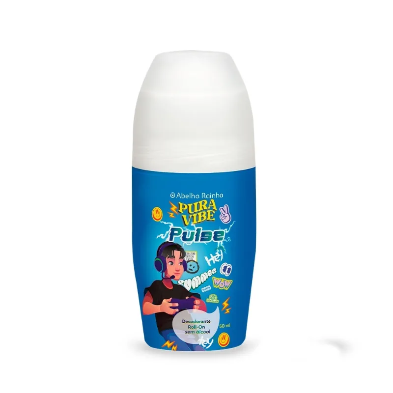 Desodorante Masculino Pulse Pura Vibe 50Ml Abelha Rain(5602)