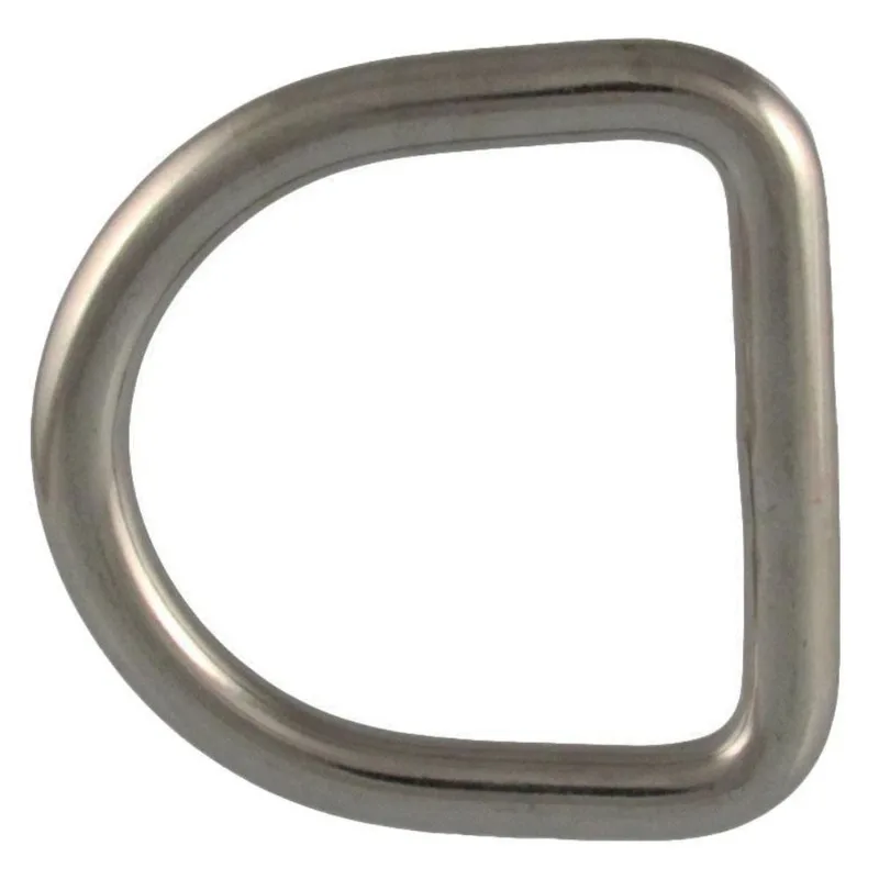 Anel Em Formato D Em Aço Inox 8x40mm