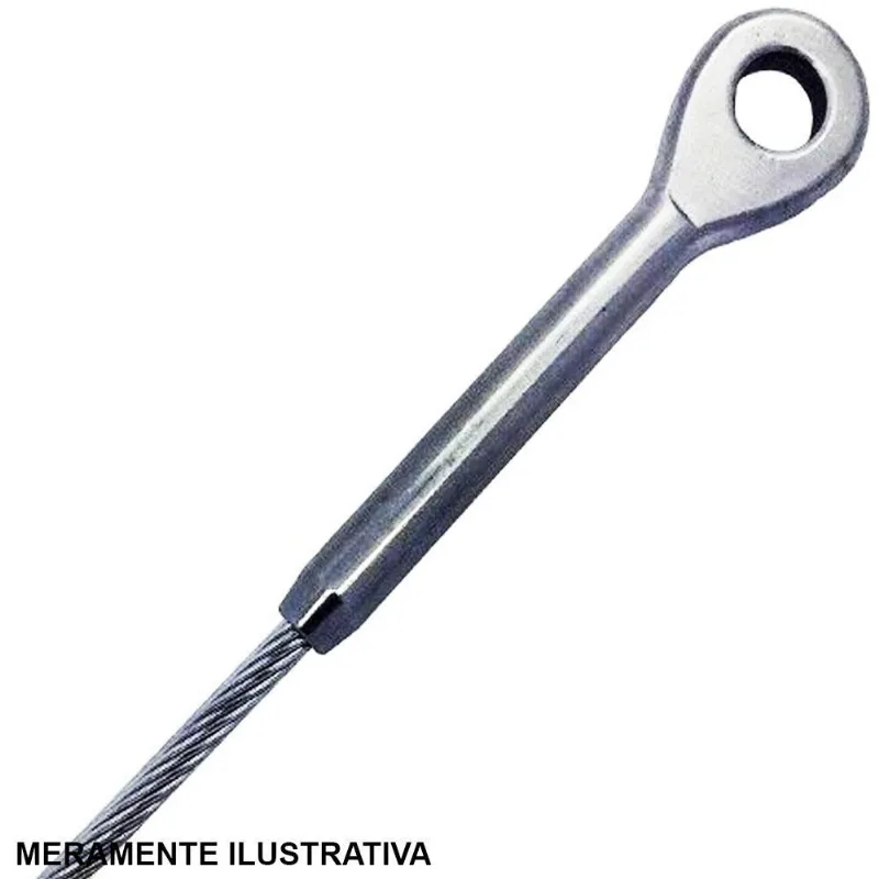 Terminal Prensável Em Aço Inox 316 5mm
