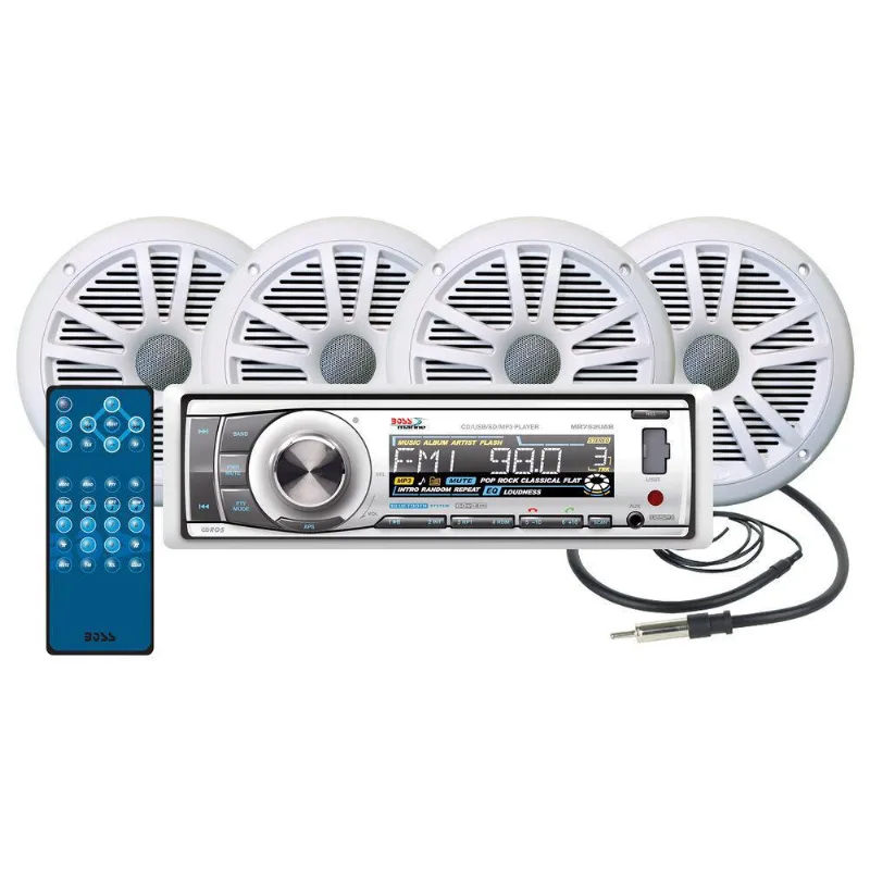 Som Completo Boss Marine Aparelho Alto Falante Mck752wb.64