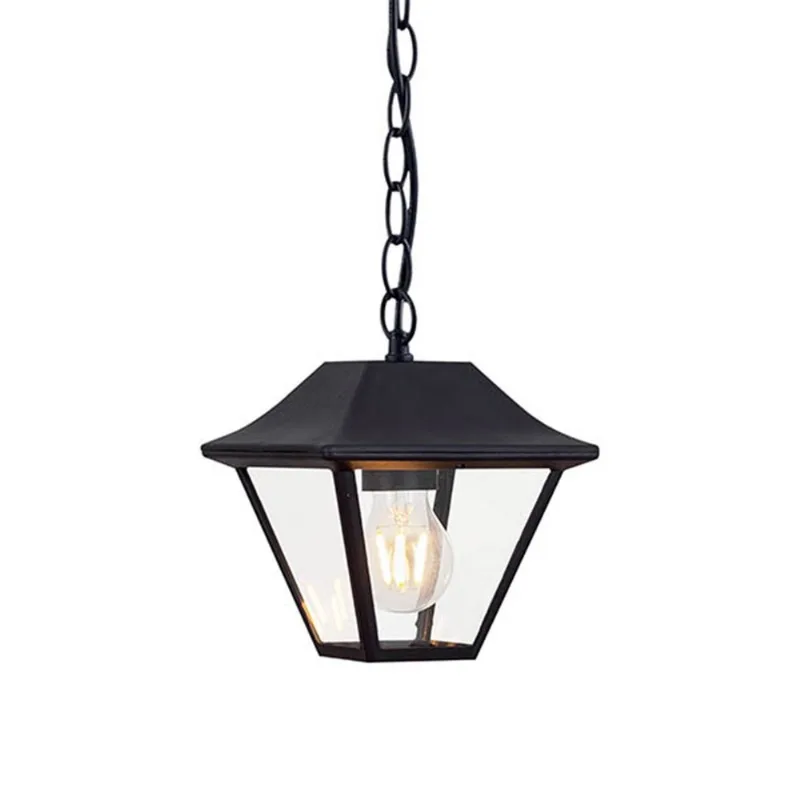 Pendente Villa Taschibra Preto E27 - Taschibra