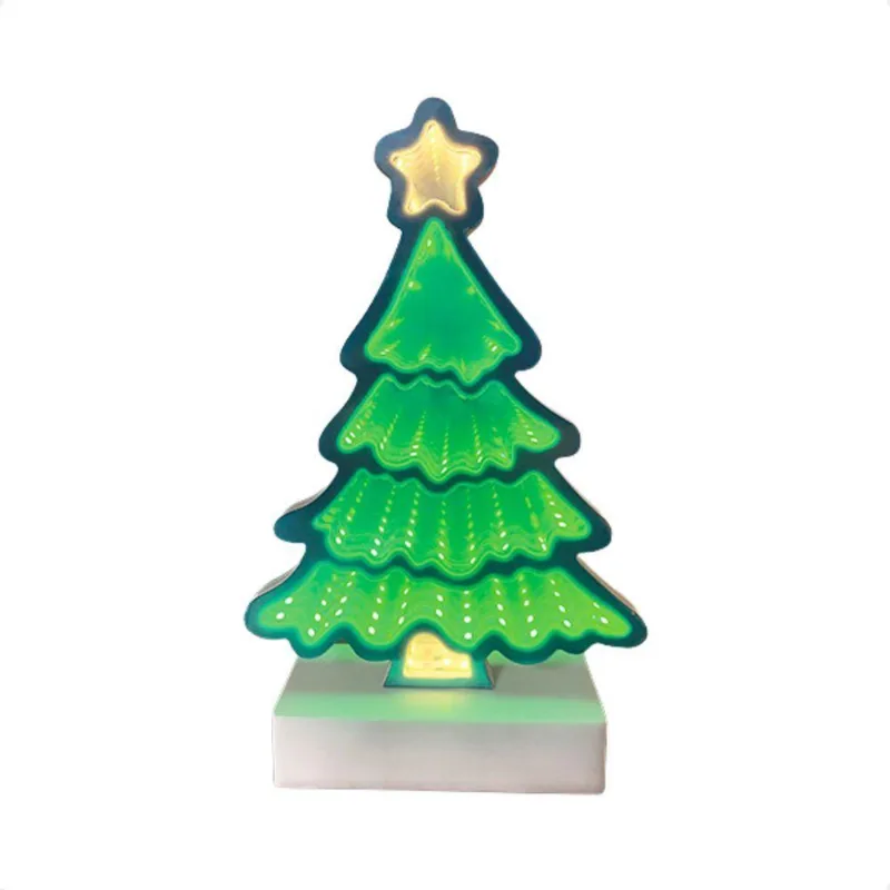 Árvore Natalina Iluminada Led Luz Infinita 25cm Usb/pilha Taschibra