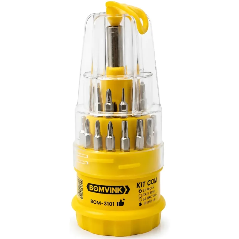 Kit Com 31 Chaves De Precisão Bom-3101 Bomvink Bomvink