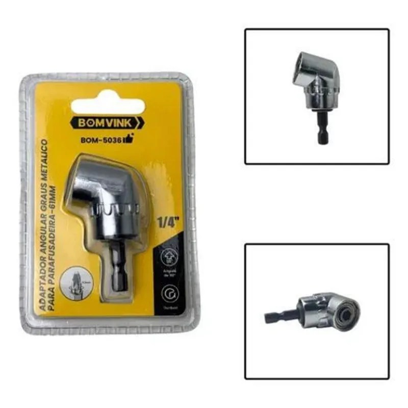 Adaptador Angular Metalico 61mm - Bom-5035