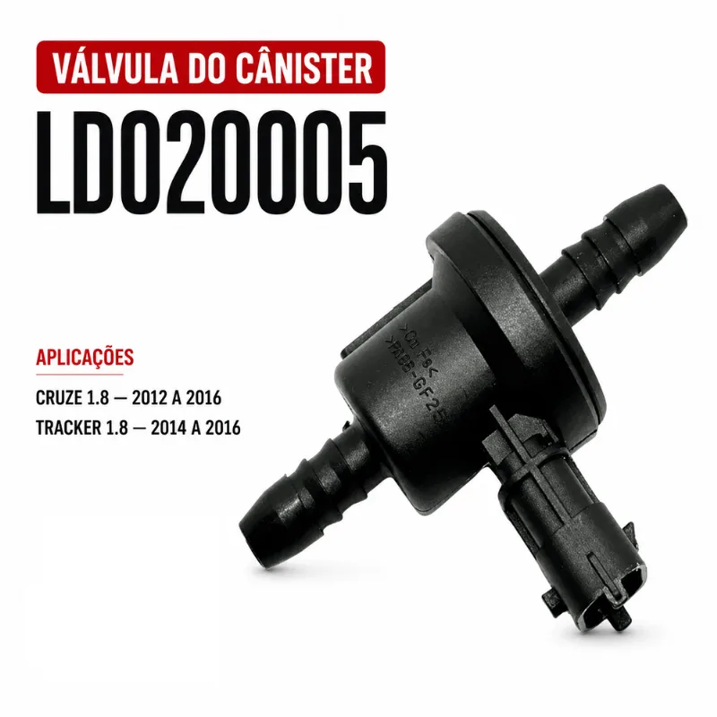Válvula Solenoide Cânister Cruze Tracker 1.8 16V 2012 até 2016
