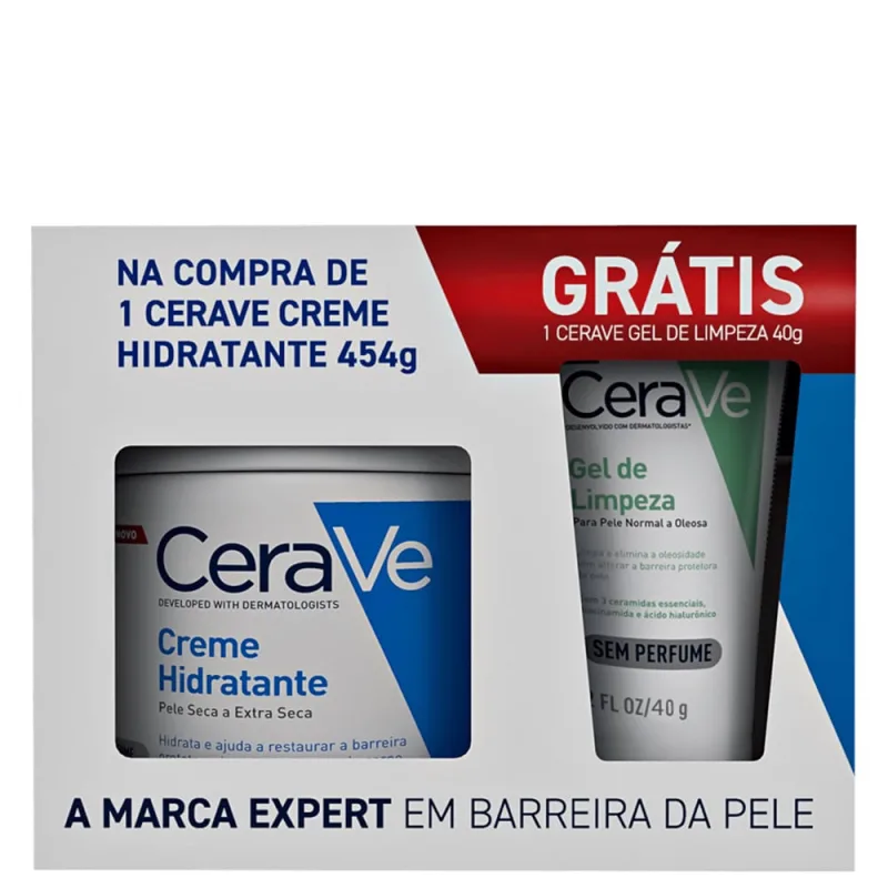 Kit CeraVe Hidratação e Limpeza (2 Produtos) - CeraVe