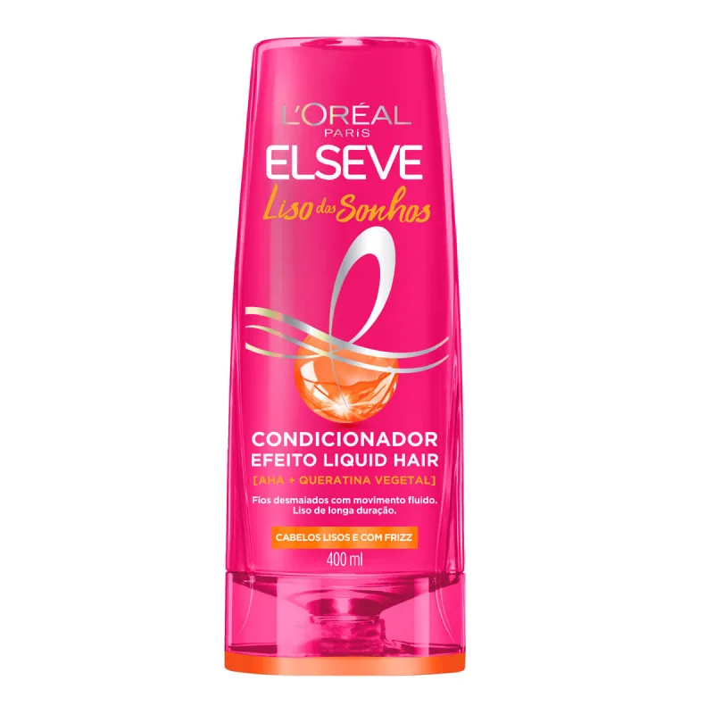 COND ELSEVE NOVO LISO SONHOS 400ML - Elseve