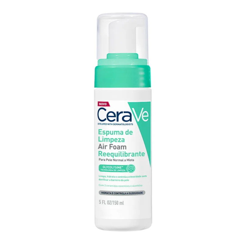 Espuma De Limpeza Reequilibrante Cerave 150ml - Cerave