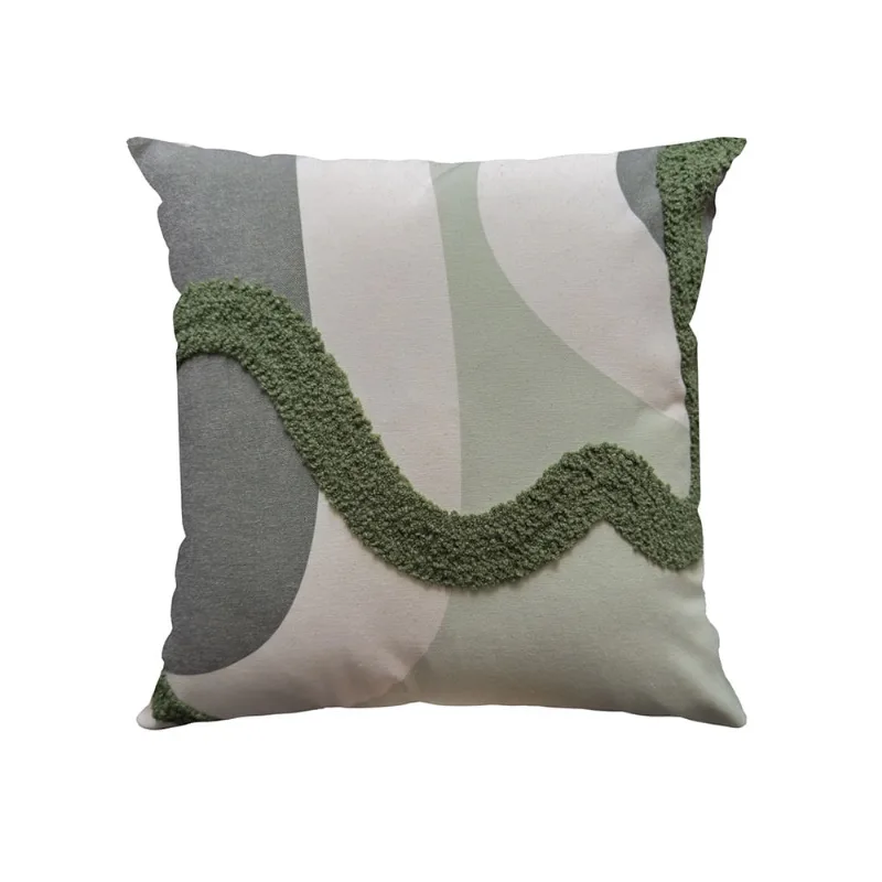 Almofada Belchior Donatella 075 Bordado 43x43 Verde Belchior