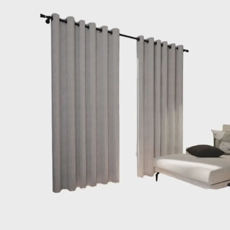 Cortina 100% Blackout 4,00x2,60m Vitalle Nobre Prata