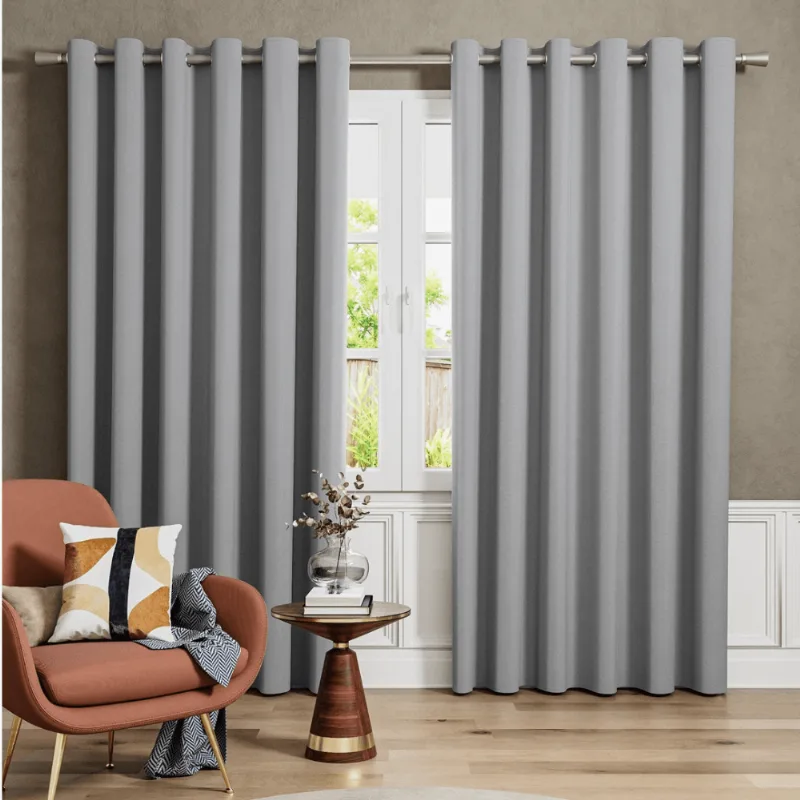 Cortina Madrid Blackout 4x2.50m Cinza Belchior