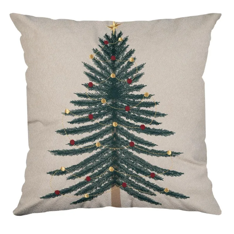 Almofada Natalina 43X43 C/ Bordado 532 Belchior