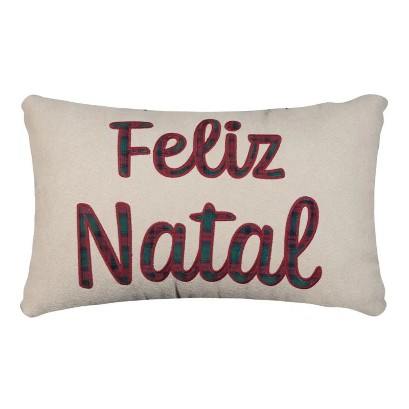 Almofada Natalina 35X55 Bord. E Apliq 533 Belchior