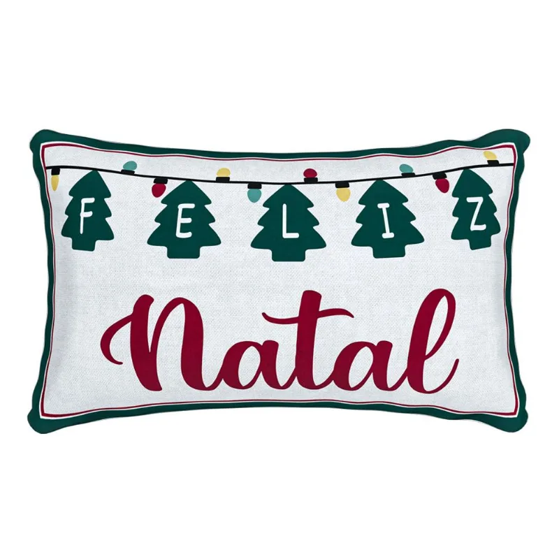 Almofada Natalina 35X55 Decorativa 556 Belchior