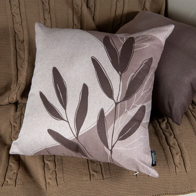 Almofada Belchior Rustic Linen 116 43x43 Castor Belchior